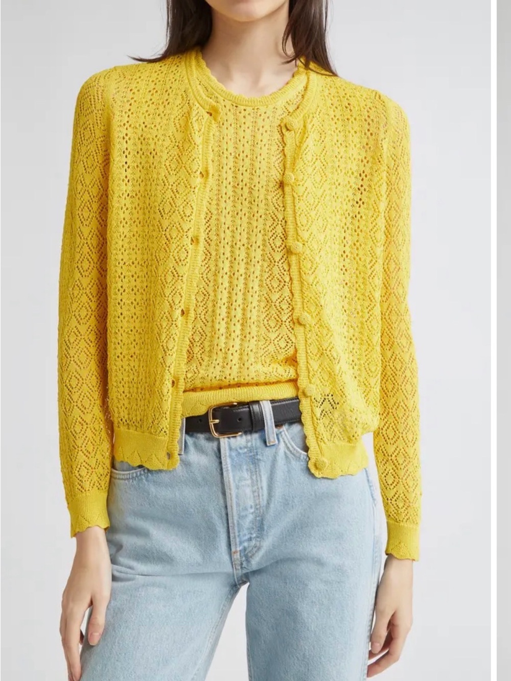 Doen Diane Cardigan Set Citrus